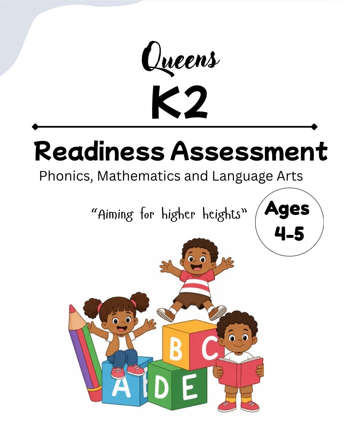 Ages 4-5 Reading Assessment